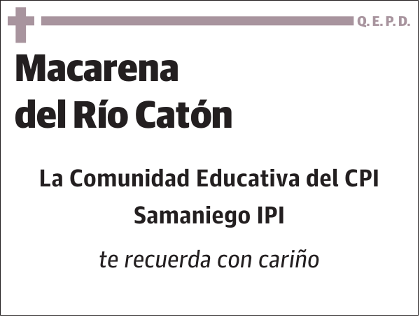 Macarena del Río Catón