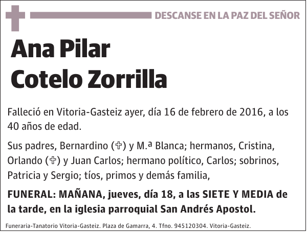 Ana Pilar Cotelo Zorrilla