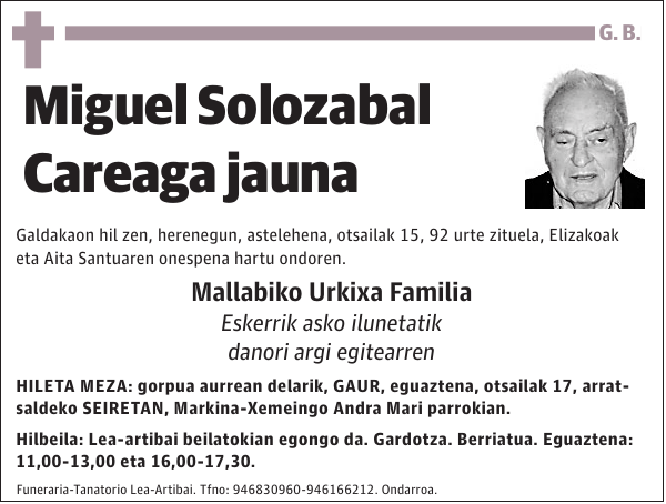 Miguel Solozabal Careaga