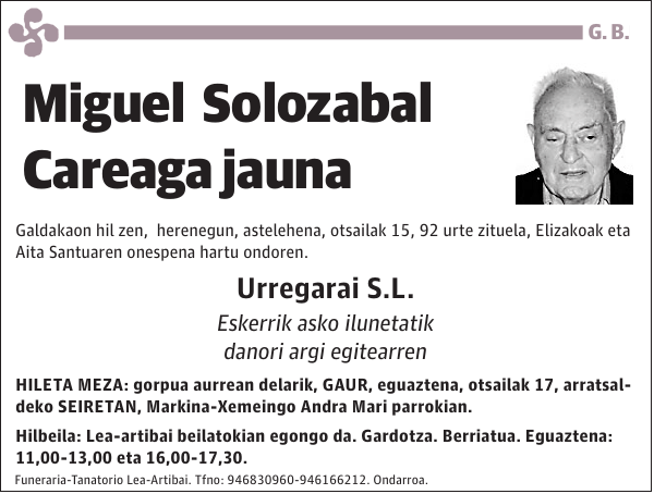 Miguel Solozabal Careaga