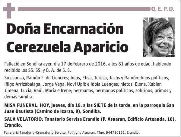 Encarnación Cerezuela Aparicio