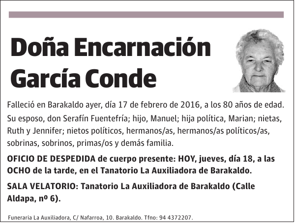 Encarnación García Conde