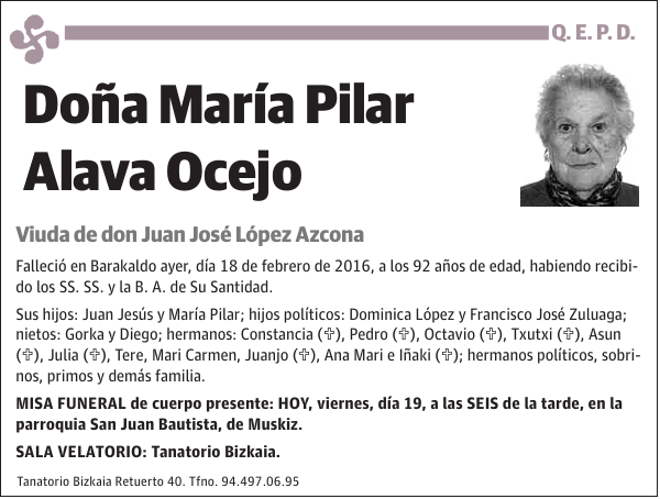 María Pilar Alava Ocejo