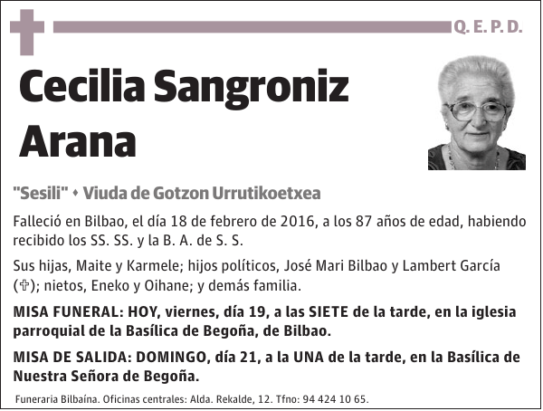 Cecilia Sangroniz Arana