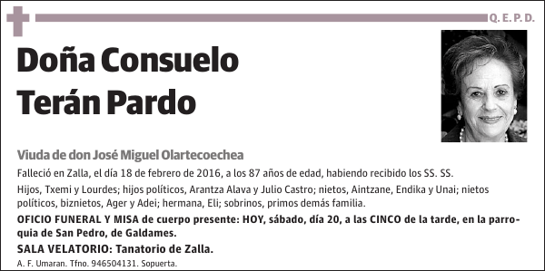 Consuelo Terán Pardo