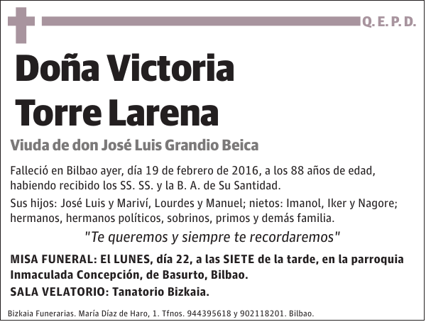 Victoria Torre Larena