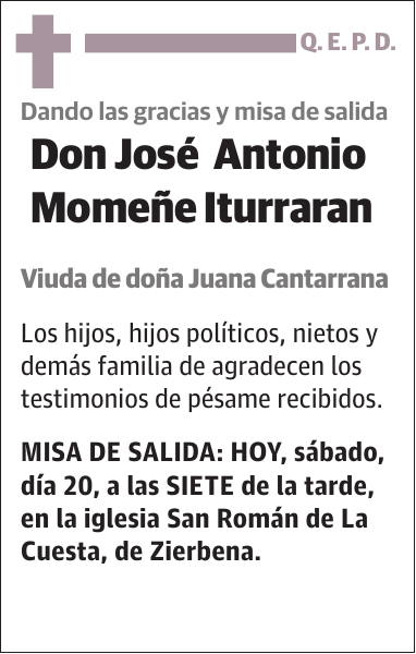 José Antonio Momeñe Iturraran