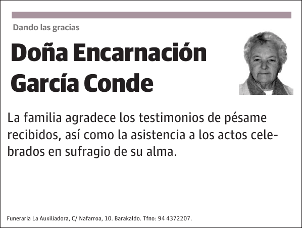 Encarnación García Conde