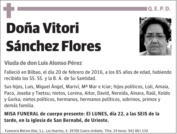 Vitori Sánchez Flores