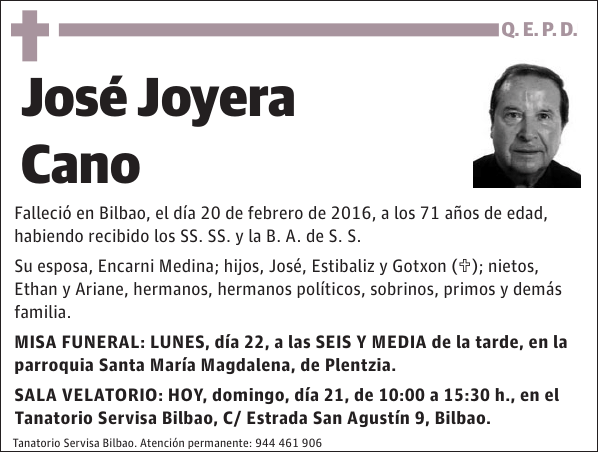 José Joyera Cano