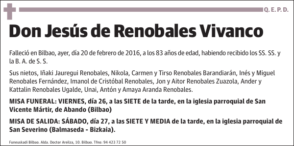 Jesús de Renobales Vivanco