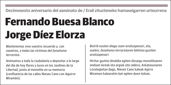 Fernando Buesa Blanco y Jorge Díez Elorza