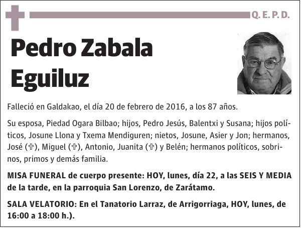 Pedro Zabala Eguiluz