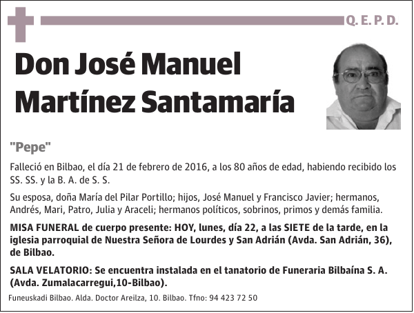 José Manuel Martínez Santamaría