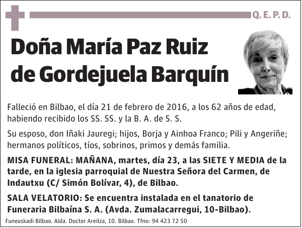 María Paz Ruiz de Gordejuela Barquín