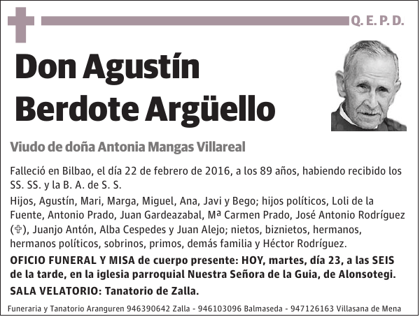 Agustín Berdote Argüello