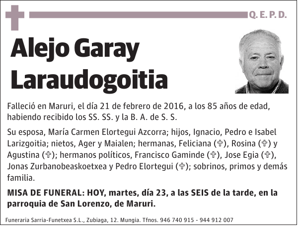 Alejo Garay Laraudogoitia