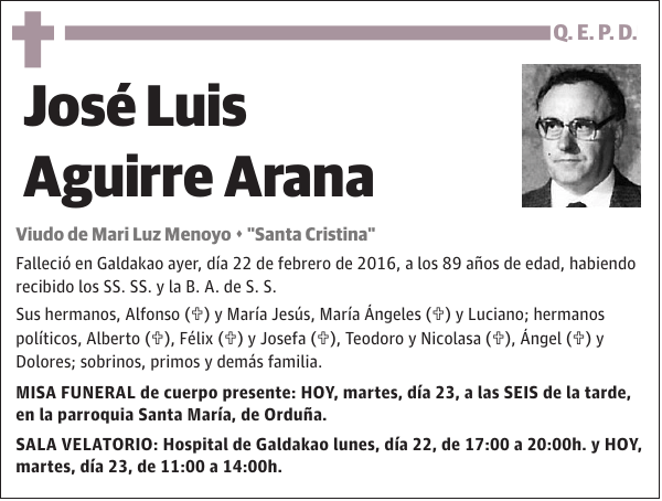 José Luis Aguirre Arana