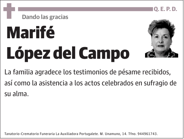 Marifé López del Campo