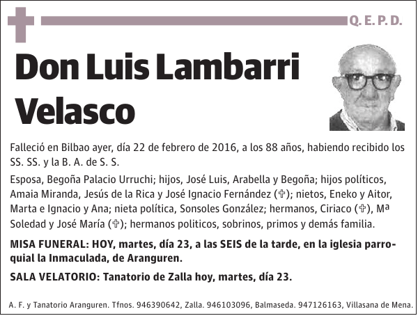 Luis Lambarri Velasco