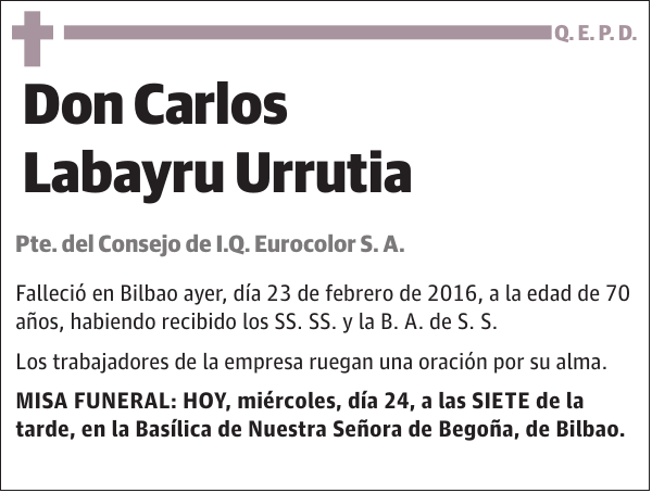 Carlos Labayru Urrutia