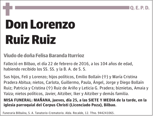 Lorenzo Ruiz Ruiz