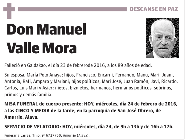 Manuel Valle Mora