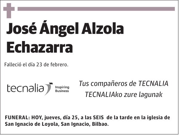 José Ángel Alzola Echazarra