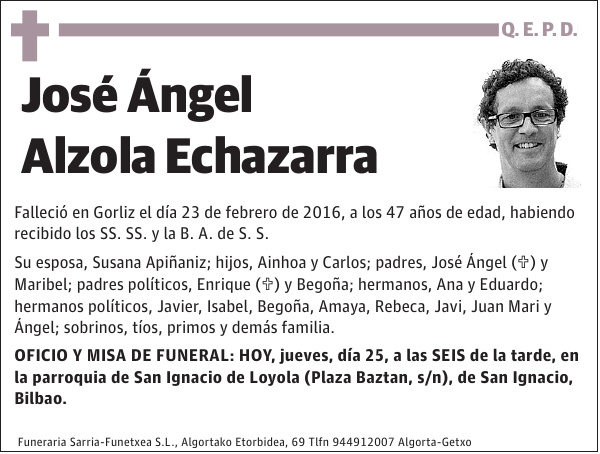 José Ángel Alzola Echazarra