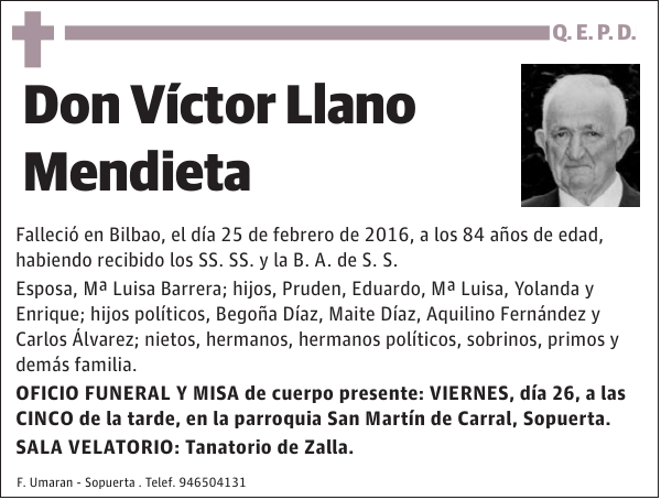 Víctor Llano Mendieta