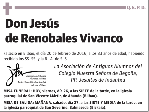 Jesús de Renobales Vivanco