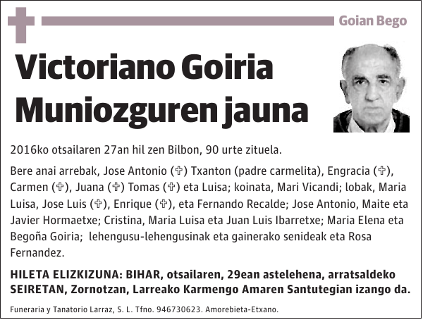 Victoriano Goiria Muniozguren