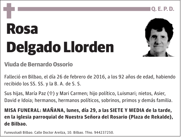 Rosa Delgado Llorden