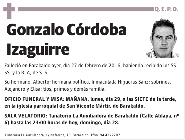 Gonzalo Córdoba Izaguirre