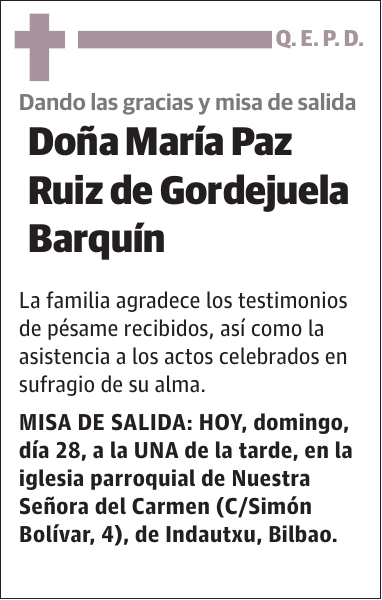 María Paz Ruiz de Gordejuela Barquín