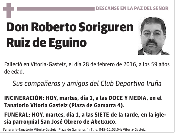 Roberto Soriguren Ruiz de Eguino