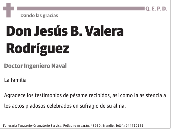 Jesús B. Valera Rodríguez