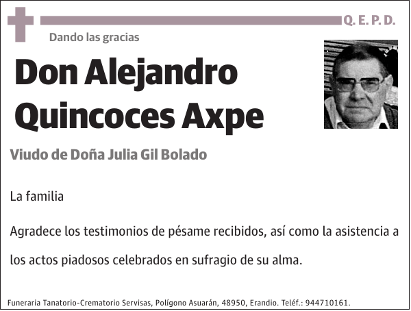 Alejandro Quincoces Axpe