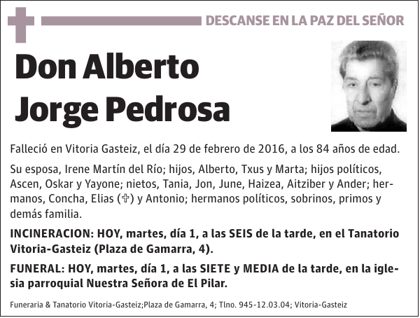 Alberto Jorge Pedrosa