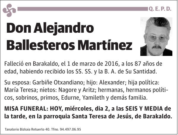 Alejandro Ballesteros Martínez