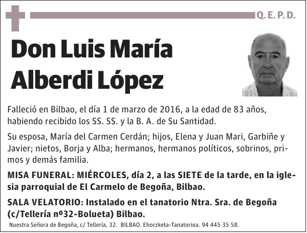 Luis María Alberdi López