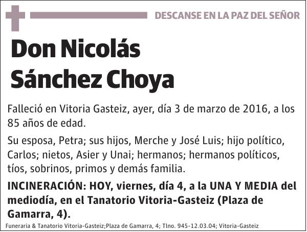 Nicolás Sánchez Choya