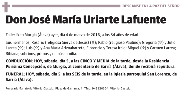 José María Uriarte Lafuente