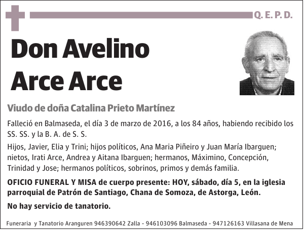 Avelino Arce Arce