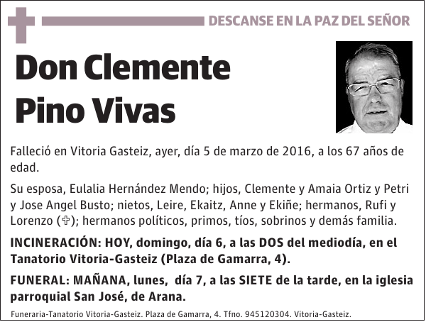 Clemente Pino Vivas