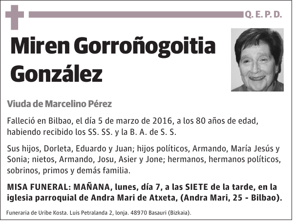 Miren Gorroñogoitia González