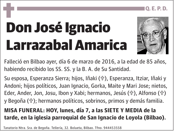 José Ignacio Larrazabal Amarica