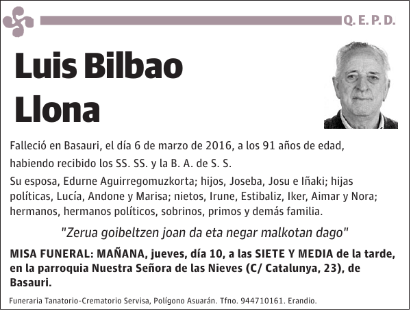 Luis Bilbao Llona