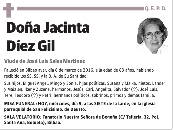 Jacinta Díez Gil