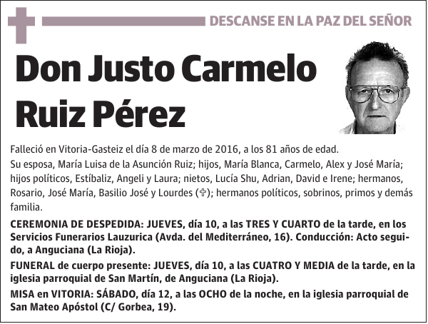 Justo Carmelo Ruiz Pérez